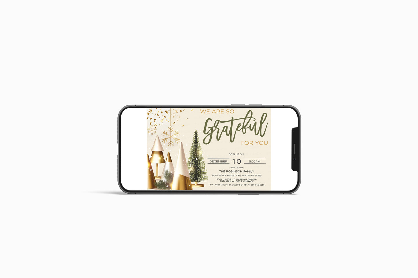 Editable Christmas Appreciation Party Invitation, Breakfast Brunch Lunch Dinner Holiday Invite, Business Company Staff Employee, Printable