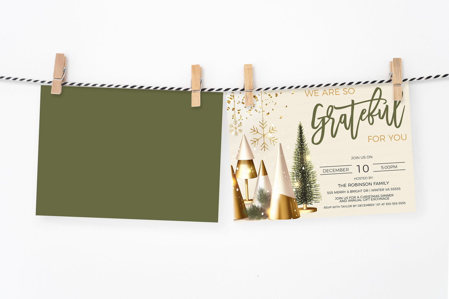 Editable Christmas Appreciation Party Invitation, Breakfast Brunch Lunch Dinner Holiday Invite, Business Company Staff Employee, Printable