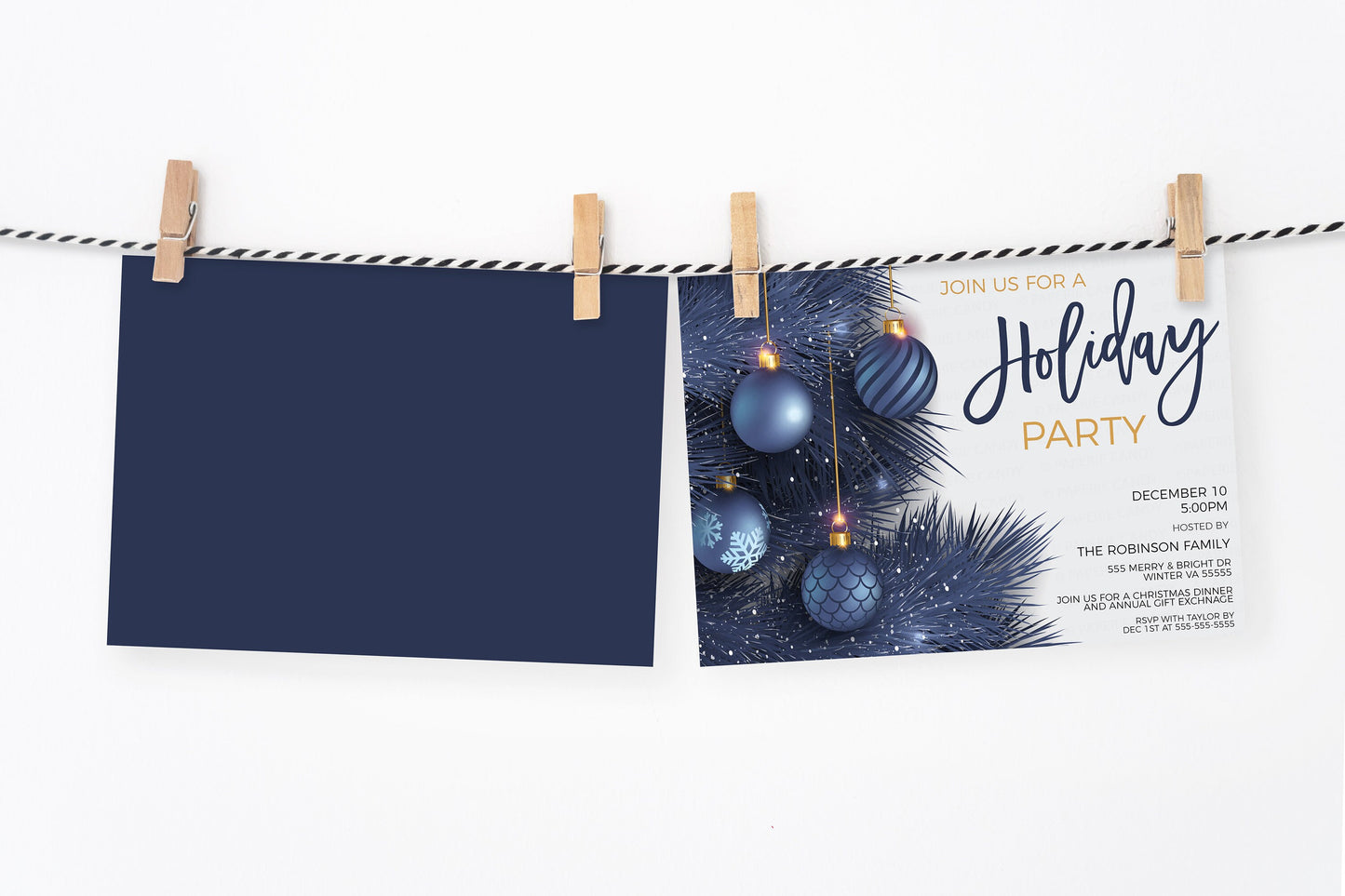 Editable Holiday Party Invitation, Christmas Brunch Lunch Dinner Breakfast Invite, Business Company Staff Employee, School PTO PTA Printable