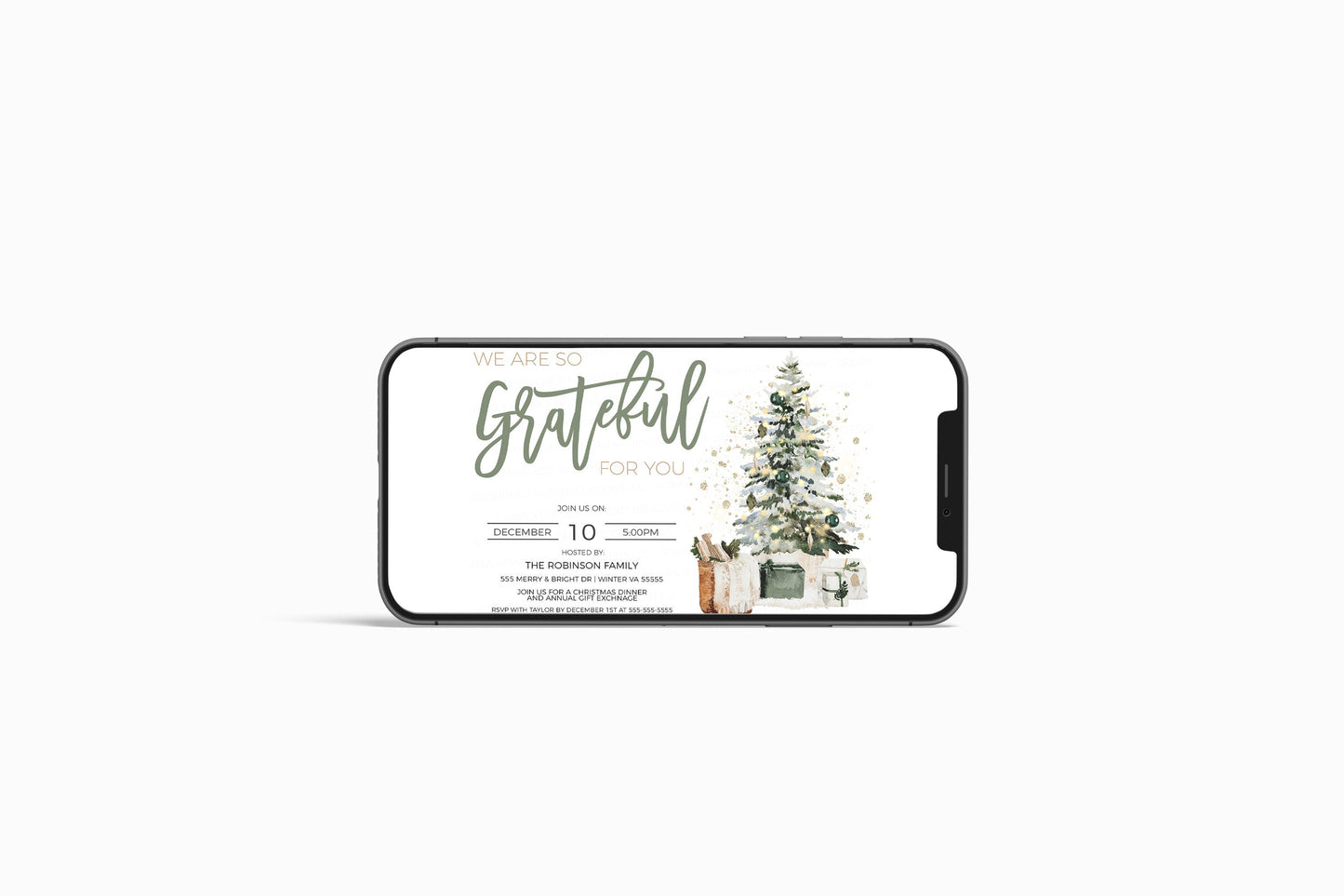 Editable Christmas Appreciation Party Invitation, Brunch Lunch Dinner Holiday Invite, Business Company Staff Employee Volunteer, Printable