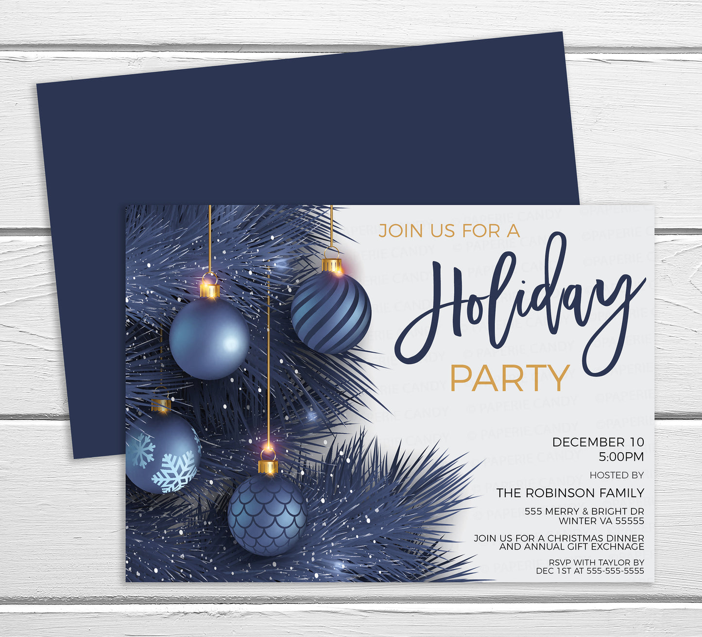Editable Holiday Party Invitation, Christmas Brunch Lunch Dinner Breakfast Invite, Business Company Staff Employee, School PTO PTA Printable