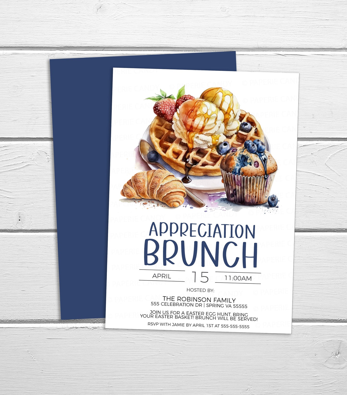 Brunch Invitation, Appreciation Brunch Invite, Employee Staff Office Volunteer Appreciation, Thank You Brunch, Editable Printable Template
