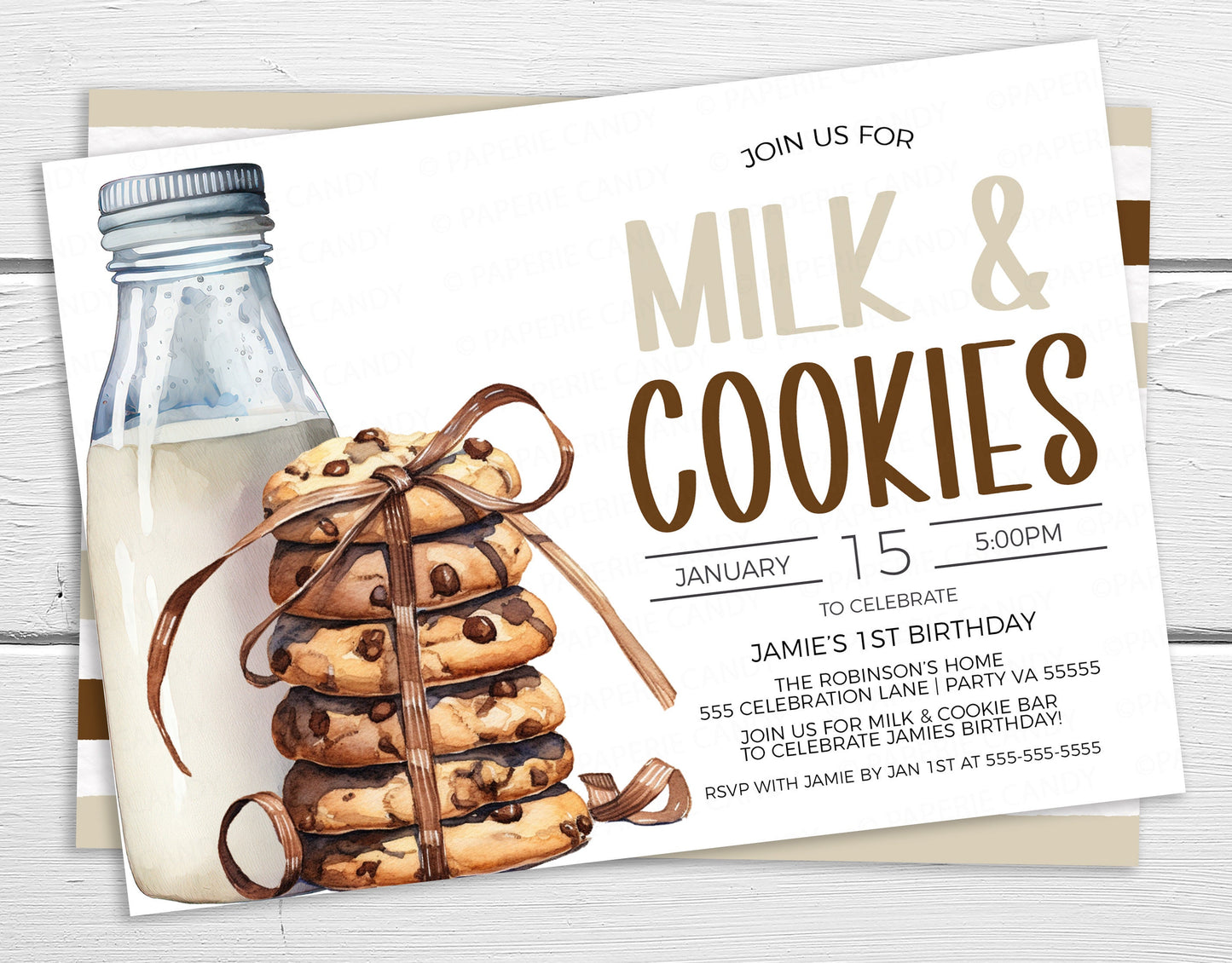 Milk And Cookies Party Invitation, Milk & Cookie Invite, Milk And Cookies Birthday, Boy Girl Twins, Milk And Cookies Celebration, Editable