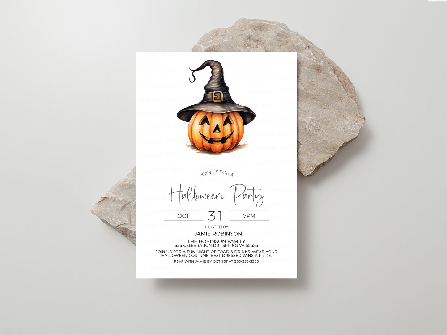 Halloween Party Invitation, Costume Party Invite, Lunch Brunch Dinner Breakfast, Employee Staff Volunteer Appreciation, Editable Printable