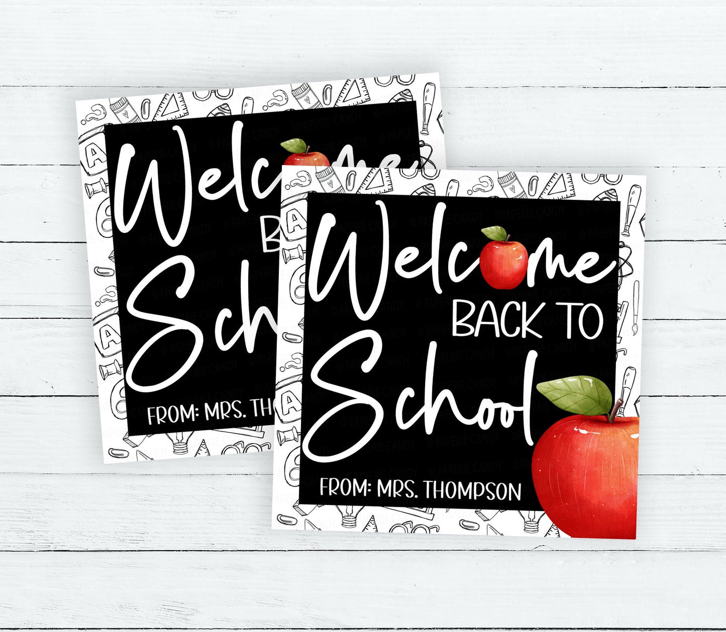 Back To School Gift Tag, Welcome Back To School, Gift For Teacher, Gift For Students, First Day Of School, Editable Printable Template