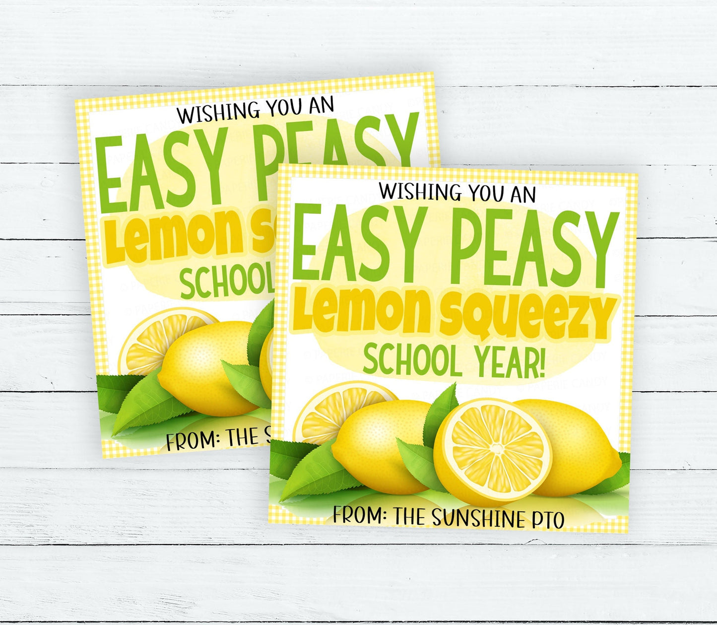 Back To School Lemon Gift Tags, Easy Peasy Lemon Squeezy School Year, Welcome Back First Day, Lemonade Tea Candy Dessert, Teachers Students