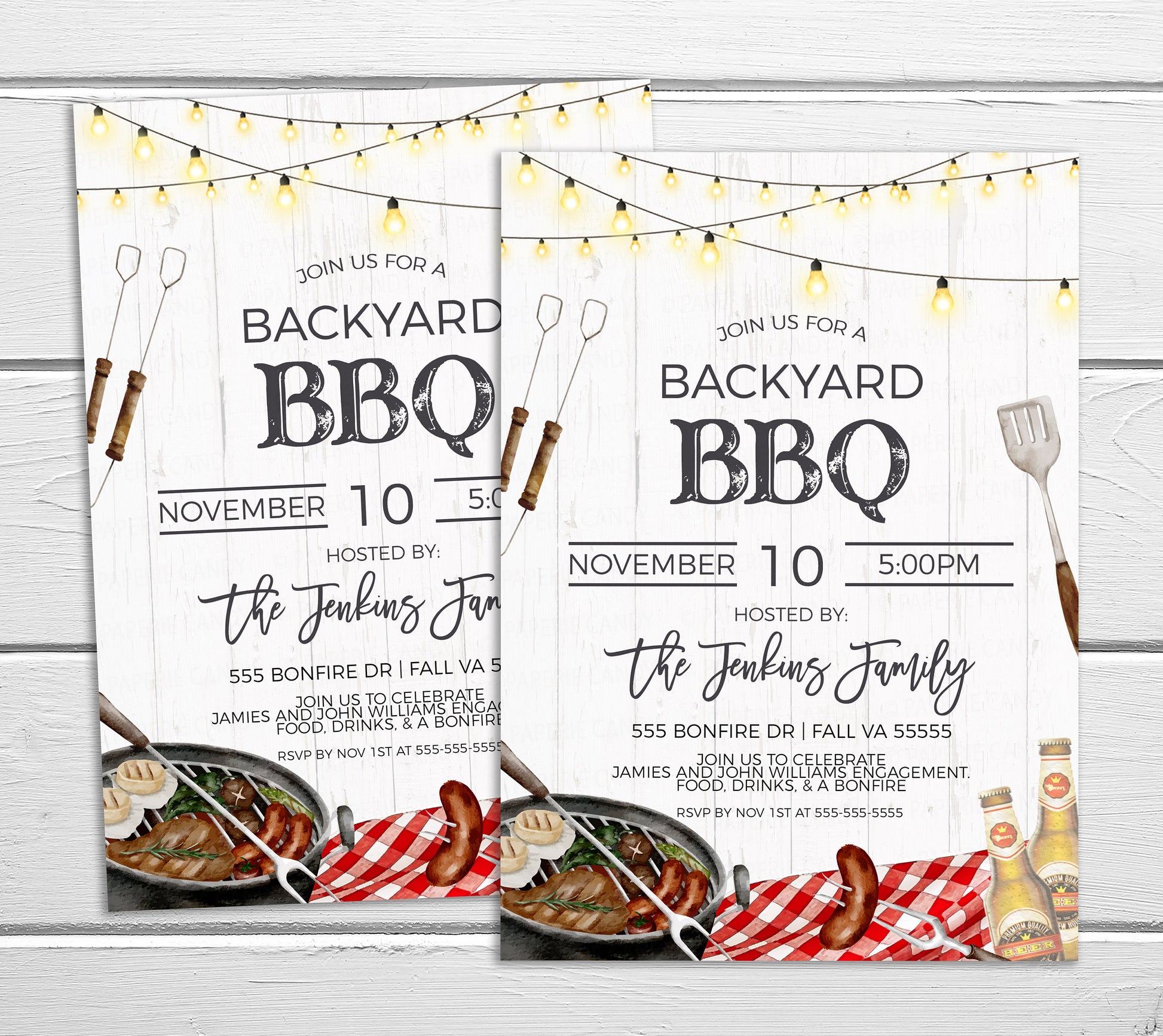 Cookout Invitation Template