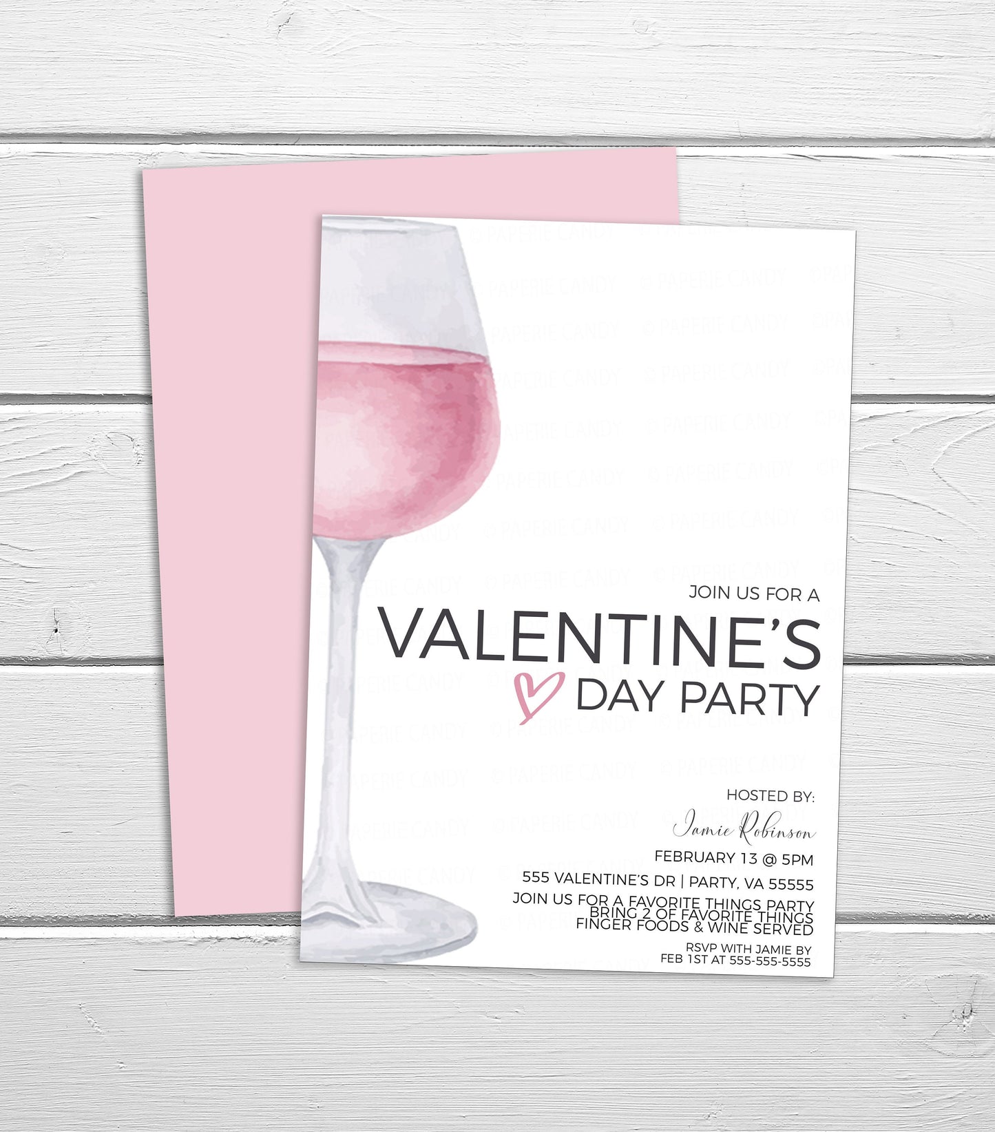 Valentine's Wine Invitation, Editable Valentine Lunch Dinner Invite, Wine Tasting, Friends Valentine Party, Galentine's Printable Editable