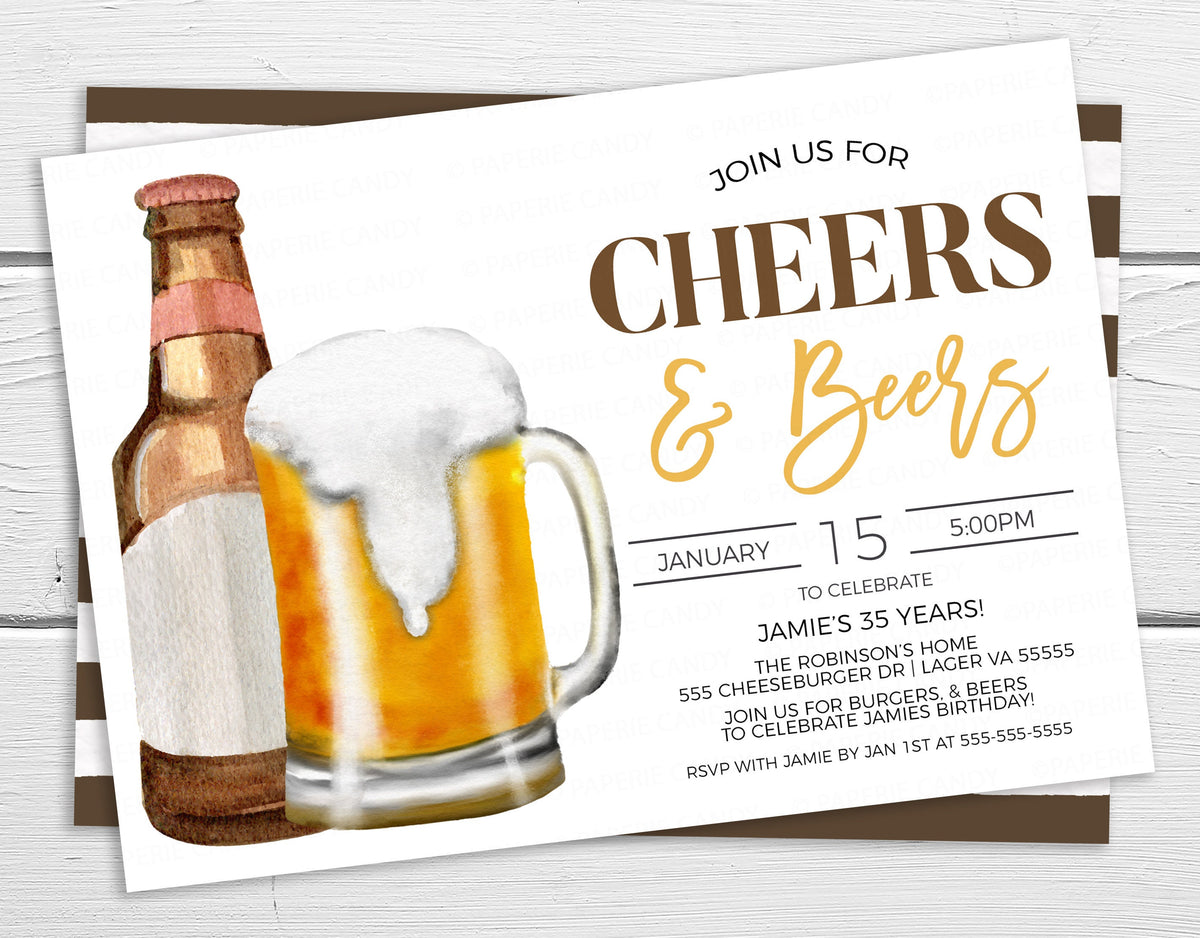 Crisky Cheers And Beers Geburtstagservietten – Lustige Motive Für Deine Party
