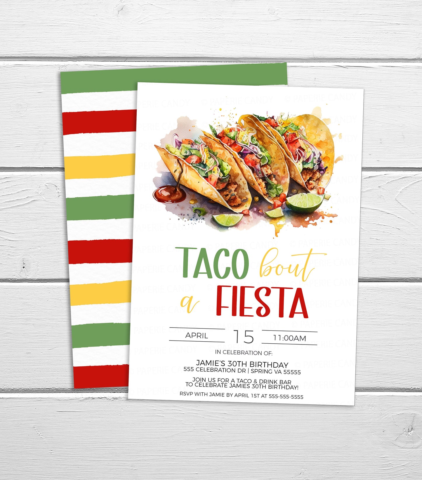 Fiesta Party Invitation, Taco Bout A Fiesta Invite, Fiesta Birthday Celebration, Taco Bar Mexican Themed Party, Editable Printable Template