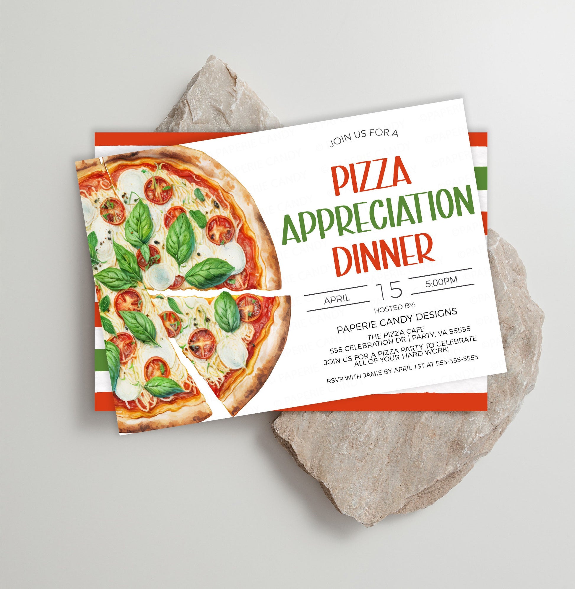 pizza-appreciation-invitation-pizza-party-invite-client-staff-employ-paperie-candy for Free Printable Pizza Party Invitation Template Pizza Appreciation Invitation, Pizza Party Invite, Client Staff Employ – Paperie Candy for Free Printable Pizza Party Invitation Template