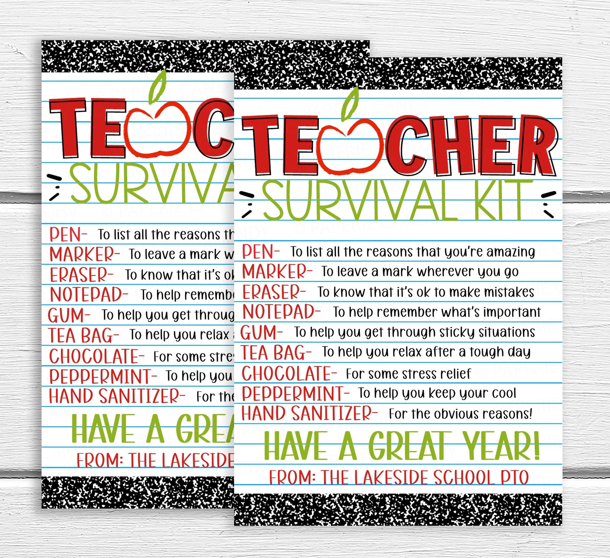 teacher-survival-kit-gift-tag-welcome-back-first-day-new-teacher-gif-paperie-candy for Teacher Survival Kit Printable Free Teacher Survival Kit Gift Tag, Welcome Back First Day, New Teacher Gif – Paperie Candy for Teacher Survival Kit Printable Free