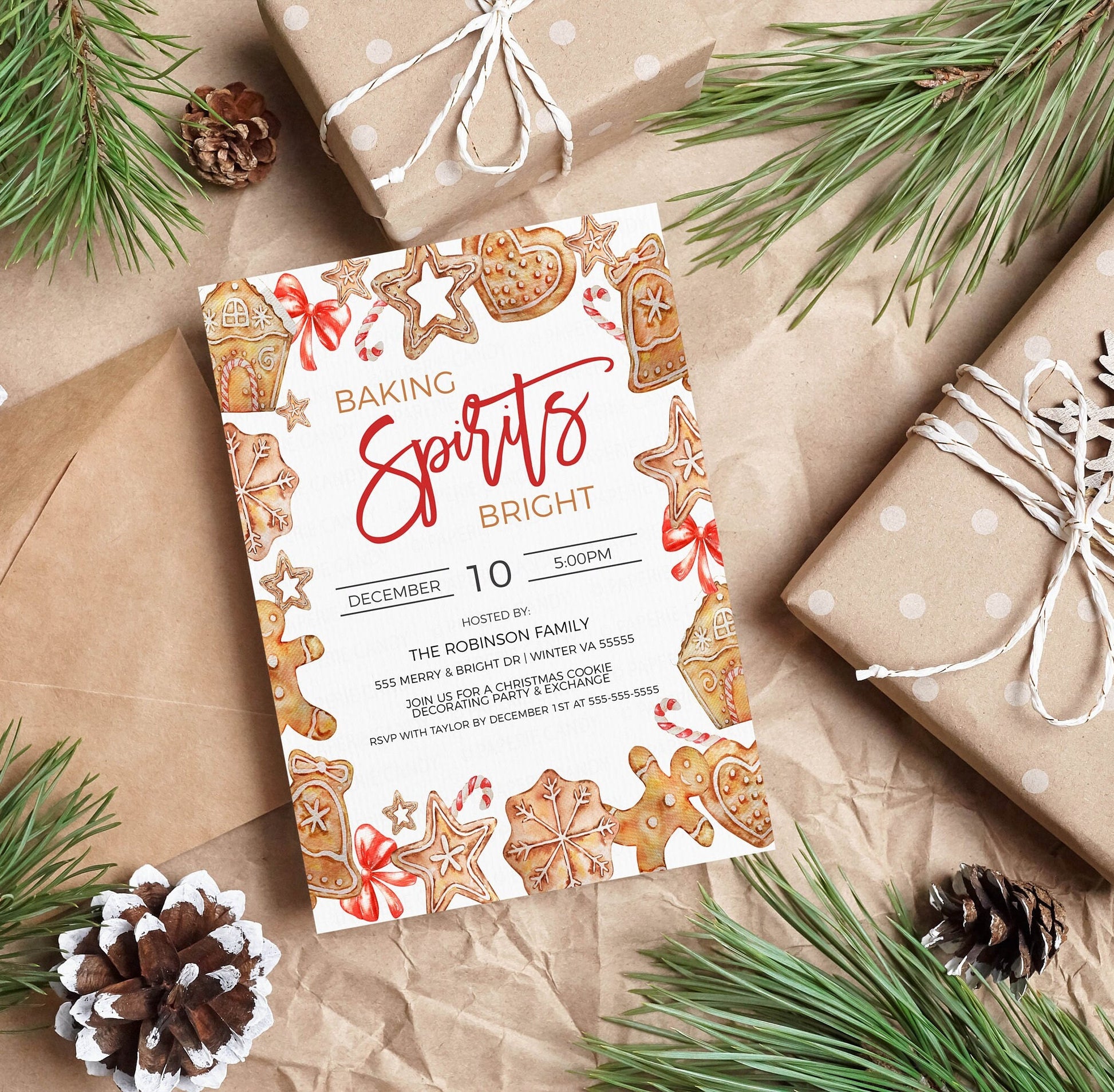 editable-baking-spirits-bright-party-invitation-christmas-cookie-deco-paperie-candy for Baking Party Invitations Free Printable Editable Baking Spirits Bright Party Invitation, Christmas Cookie Deco – Paperie Candy for Baking Party Invitations Free Printable
