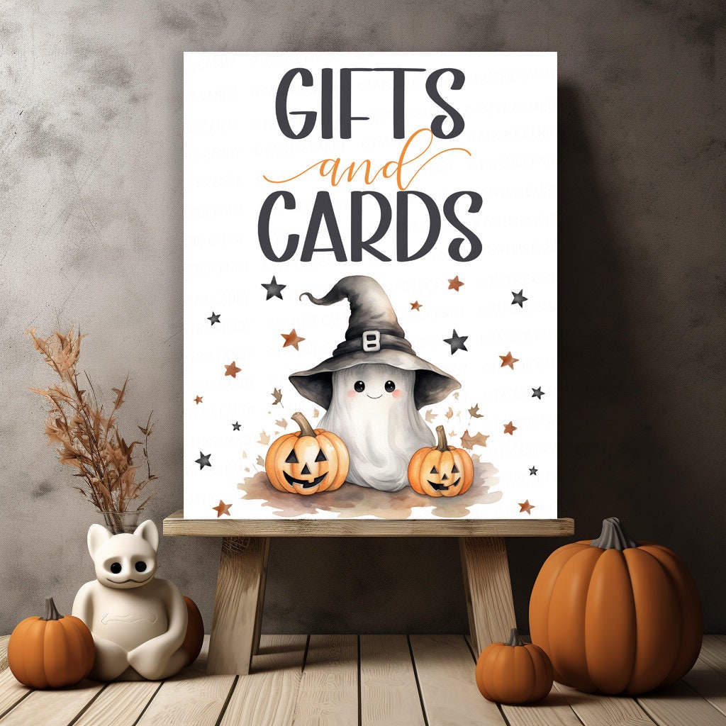 Editable Halloween Baby Shower Signs, 3 Halloween Baby Shower Sign, Diaper Raffle Food Snacks A Little Boo Is Almost Due Sign Baby Ghost